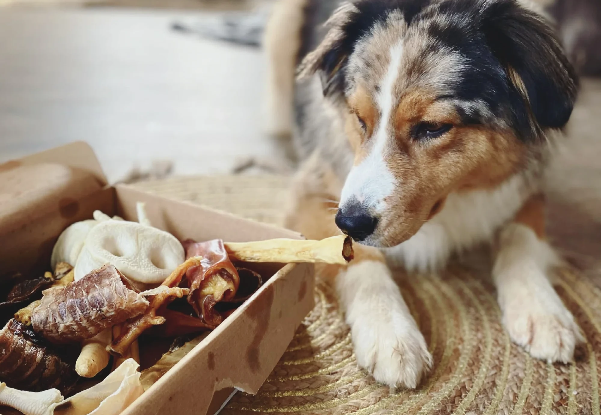 Boites de friandises pour chiens et chats disponibles sur Natora.com